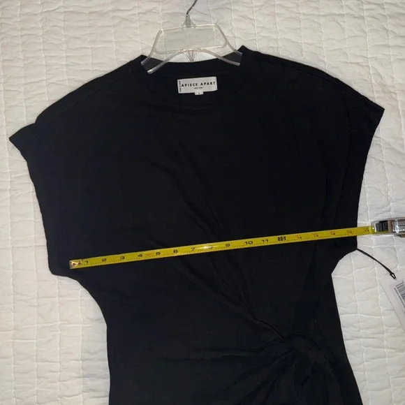 Apiece Apart Black Midi Dress - Picture 4 of 8